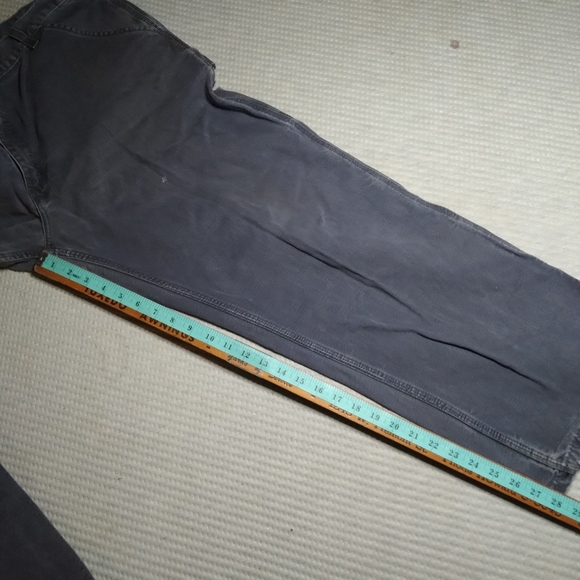 Carhartt Distressed Dark Gray Jeans Sz 40 - Picture 12 of 14